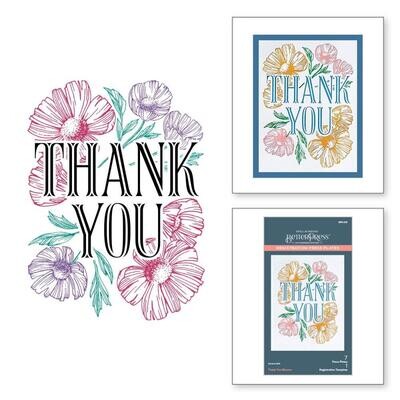 Spellbinders Paper Arts - Betterpress - Press Plate - Thank You - BPR001