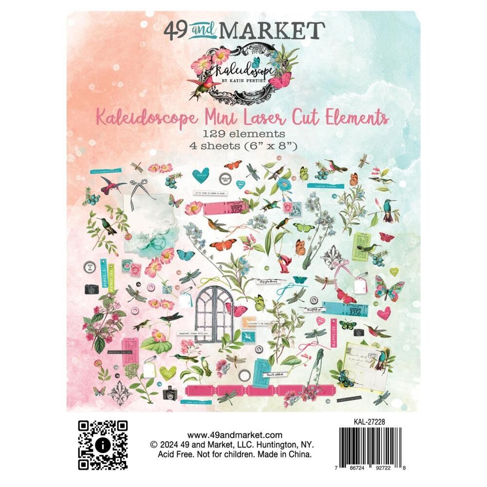 49 &amp; Market - Kaleidoscope Collection - Laser Cut Outs - Mini Elements - KAL27228