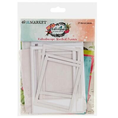 49 &amp; Market - Kaleidoscope Collection - Chipboard - Stacked Frames - KAL27259 - 27 pcs