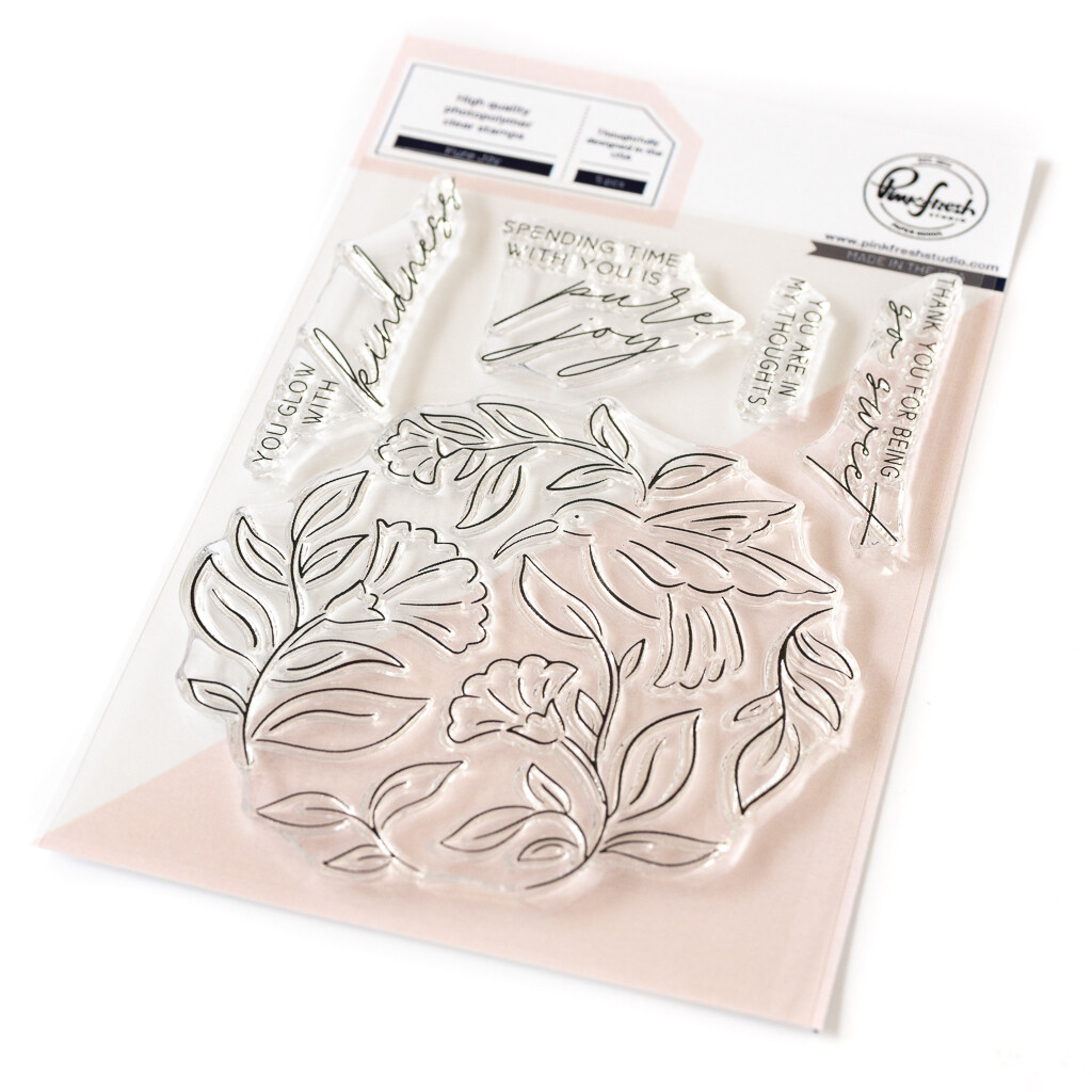 PinkFresh Studio - Pure Joy Collection - Pure Joy - Clear Stamp - 4&quot; x 6&quot; - 189423