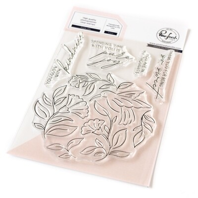 PinkFresh Studio - Pure Joy Collection - Pure Joy - Clear Stamp - 4&quot; x 6&quot; - 189423