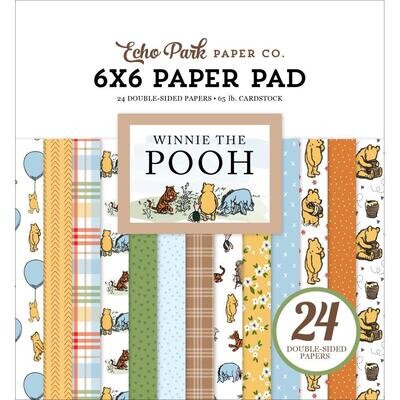 Echo Park - Winnie The Pooh - 6&quot; x 6&quot; Paper Pad -TP363023
