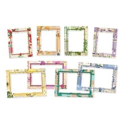 Simple Stories - Color Palette Collection - Die Cuts - Bits &amp; Pieces - Chipboard Frames - SCVP22234 - 8 pcs