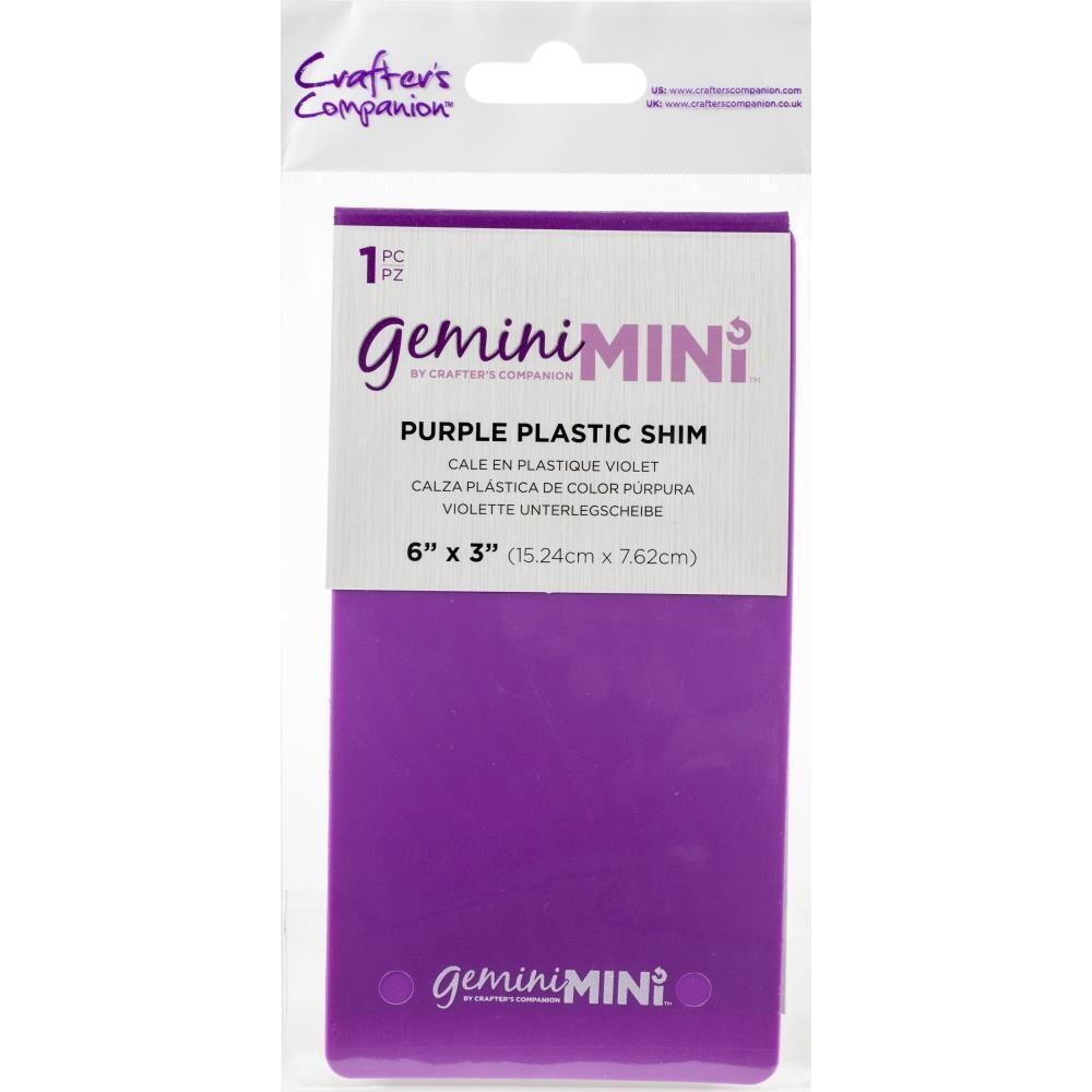Crafters Companion - Gemini Mini - Plastic Shim - Purple - GEMMPLAS
