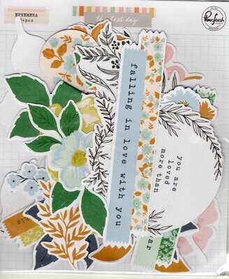 PinkFresh Studio - The Best Day Collection - Ephemera - Die Cuts - 125921 - 34 pcs