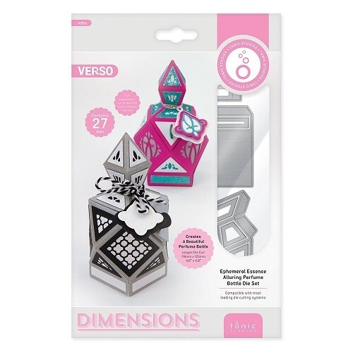 Tonic Studios - Ephemeral Essence - Alluring Perfume Bottle Die Set - 4265E