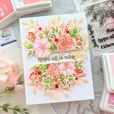 PinkFresh Studio - Die Set - Just a Hello - 121521 - 1 pce