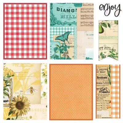 Simple Stories - Color Palette Collection - Card Kit - SVCP22247 - 8 Cards