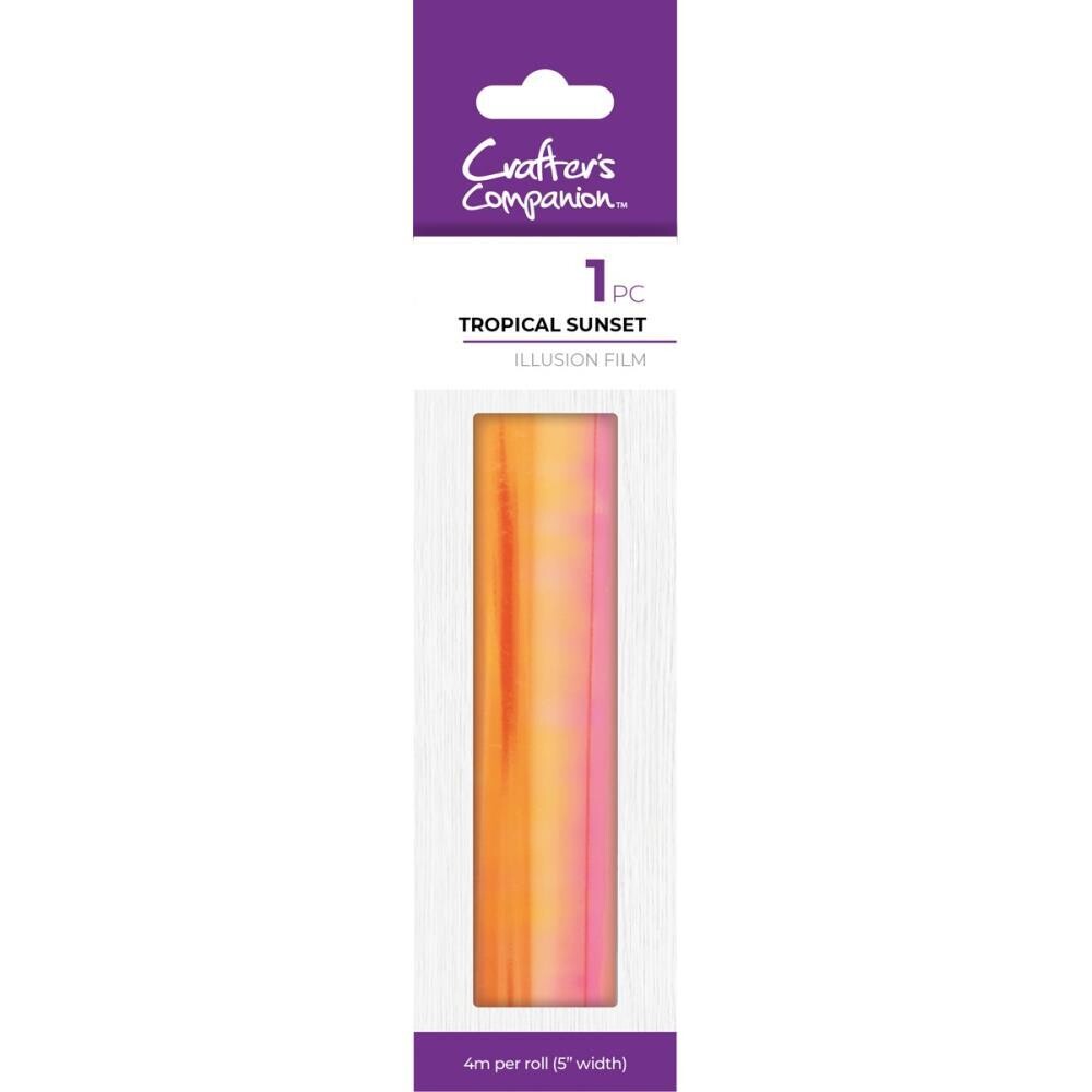 Crafters Companion - Illusion Film - Tropical Sunset - CCIFLTRSU