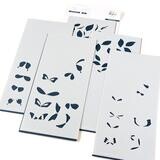 PinkFresh Studio - Artsy Floral Collection - Fluttering Butterflies - Clear Polymer Stamp - Slimline - 4&quot; x 12&quot; - 218724 - 5 pcs