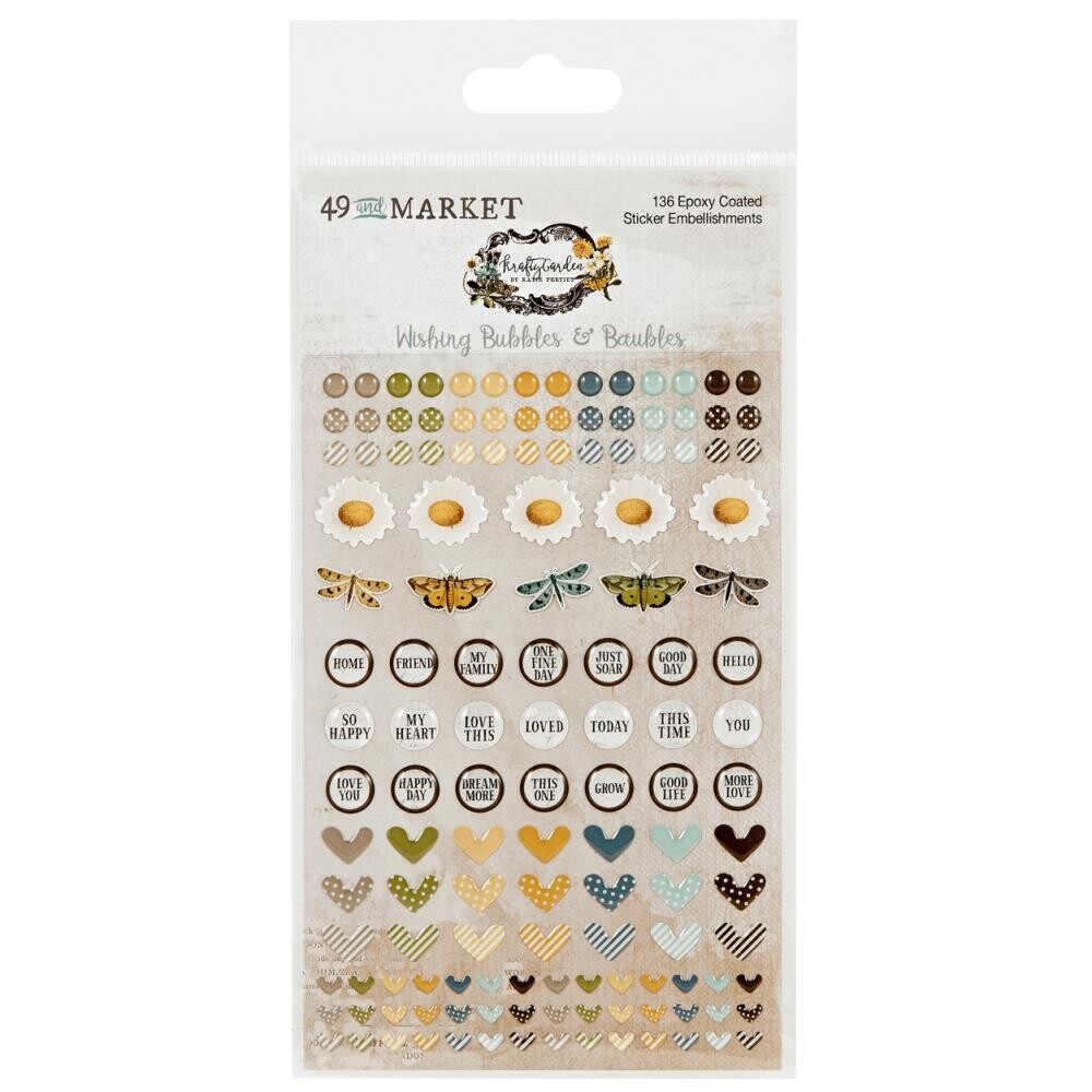 49 &amp; Market - Krafty Garden Collection - Wishing Bubbles -KG26702