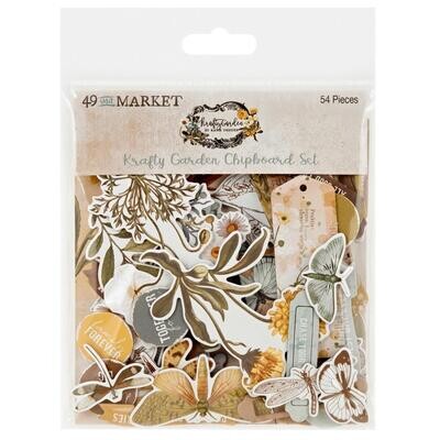 49 & Market - Krafty Garden Collection - Chipboard set - KG26689