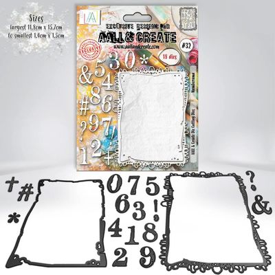 All and Create - Die Set - Numberella - ALLDI032 - 18 pcs