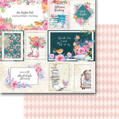 Memory Place - Delightful Collection - 12 x 12 Paper Pack - MP-61347 - 12 sheets