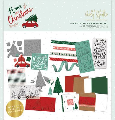 Violet Studio - Sale Pack - Home For Christmas Card Kit - HFXMAS - BND004