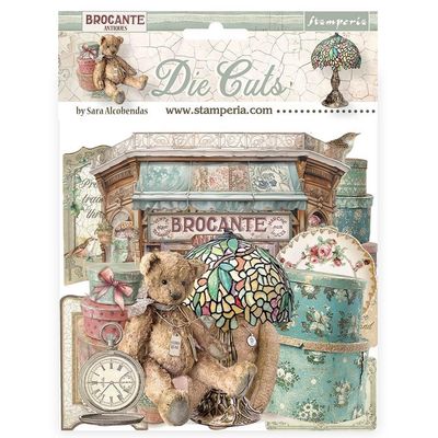 Stamperia - Brocante Collection - Die Cuts - DFLDC94