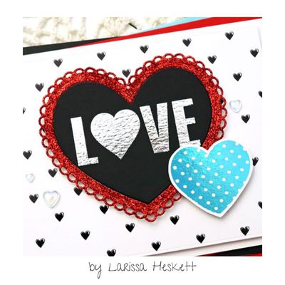 Therm O Web - iCraft - Deco Foil - A2 - Adhesive Transfer Sheets -  Love &amp; Kisses - 5664 - 2 sheets