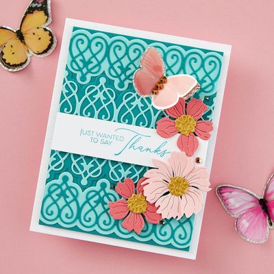 Spellbinders Paper Arts - Timeless Stickers - Sunrise Butterflies - SCS-332 - 7 pcs