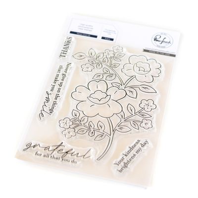 PinkFresh Studio - Delightful Collection - Never Give Up - Photopolymer Clear Stamp - 242124 - 4&quot; x 6&quot; - 4pcs