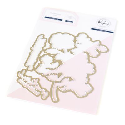 PinkFresh Studio - Delightful Collection - Never Give Up - Die Set - 242224 - 3 pcs