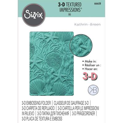 Sizzix - Under The Sea Collection - Embossing Folder - 666638
