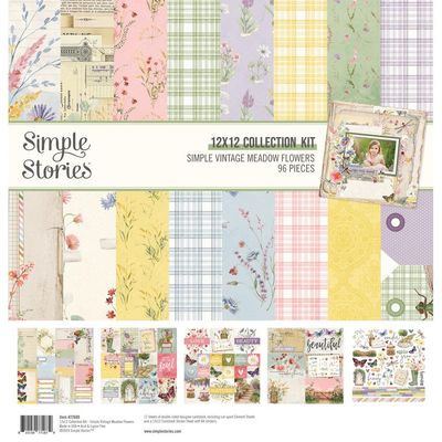 Simple Vintage Meadow Flowers Collection