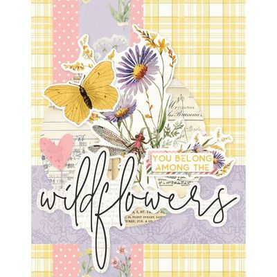Simple Stories - Simple Vintage Meadow Flowers Collection - Card Kit - SVMF226354 - 8 Cards
