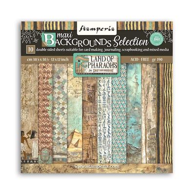 Stamperia - Fortune Collection - Backgrounds - 12 x 12 Paper Pack - SBBL154 - 10 sheets