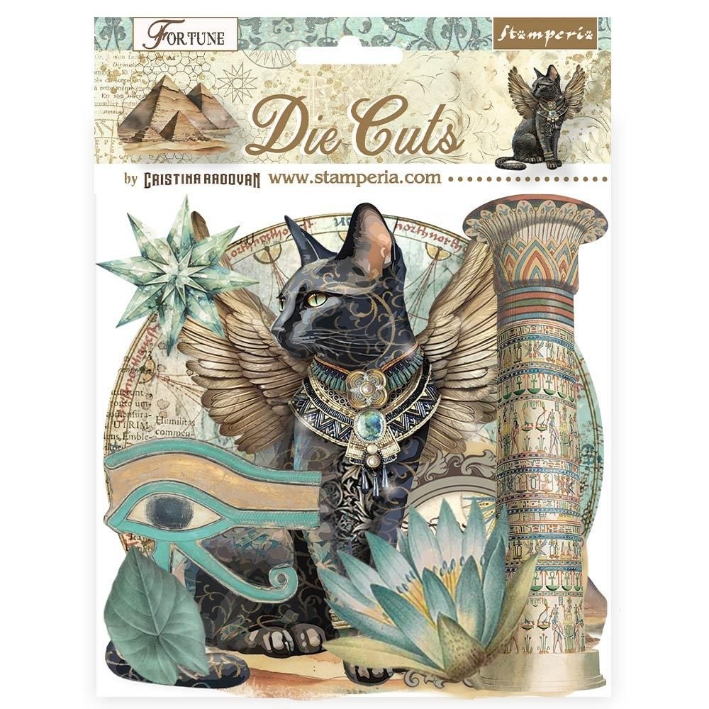 Stamperia - Fortune Collection - Die Cuts - Chipboard - DFCDC98