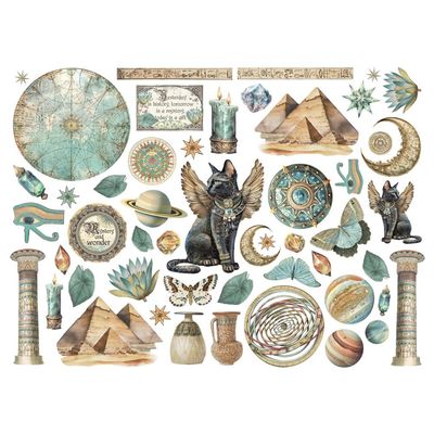Stamperia - Fortune Collection - Die Cuts - Chipboard - DFCDC98