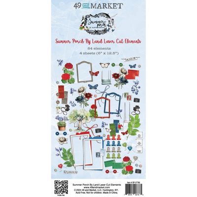 49 &amp; Market - Summer Porch Collection - Laser Cut Outs - By Land - SP27785