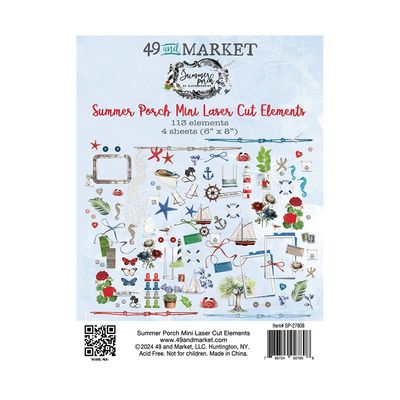 49 &amp; Market - Summer Porch Collection - Laser Cut Outs - Mini Set - SP27808