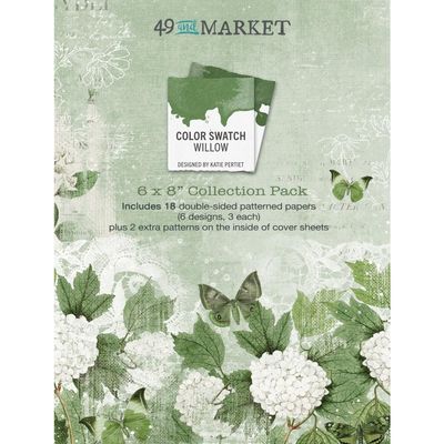 49 &amp; Market - Color Swatch - Willow Collection - 6&quot; x 8&quot; - Paper Pack - WCS27907 - 18 Sheets