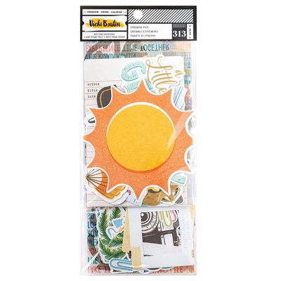 Vicki Boutin - Ephemera Cardstock Pack - Die Cuts - Travel - 34030499 - 313 pcs