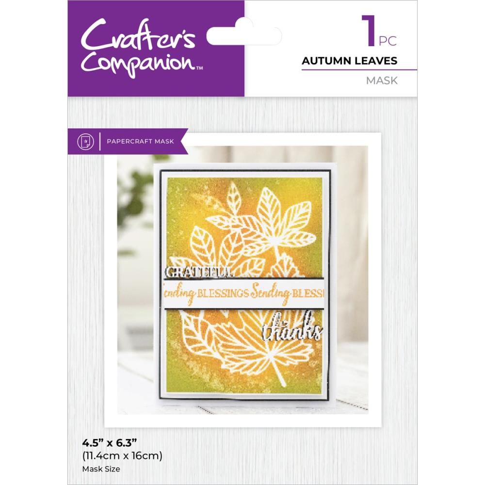 Crafters Companion - Stencil / Mask - Autumn Leaves - CC-MASKAULEA - 1 pce