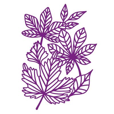 Crafters Companion - Stencil / Mask - Autumn Leaves - CC-MASKAULEA - 1 pce