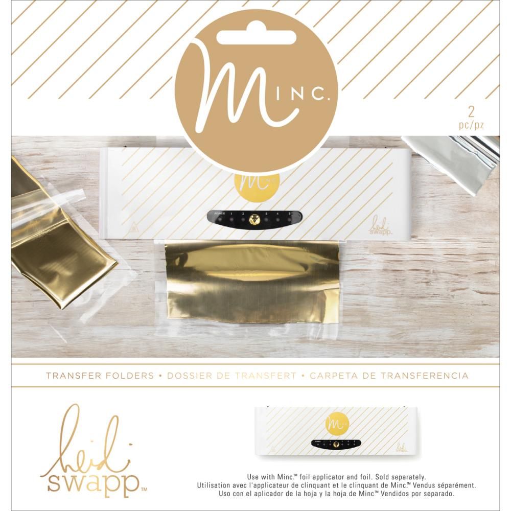 Heidi Swapp - Minc Foiling - Transfer Folders - 6&quot; x 6&quot; - HS312832  - 2 folders