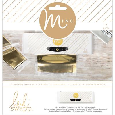 Heidi Swapp - Minc Foiling - Transfer Folders - 6&quot; x 6&quot; - HS312832  - 2 folders