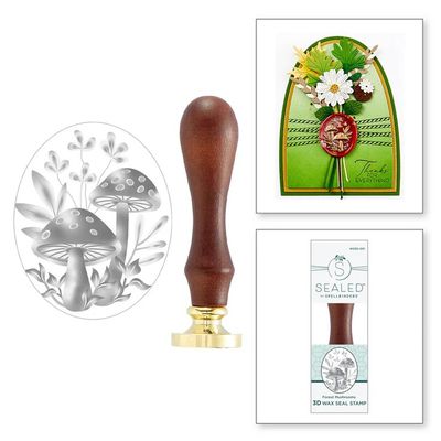 Spellbinders Paper Arts - Wax Seals - Forest Mushrooms - WSD-001