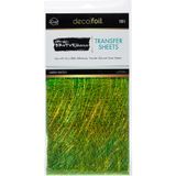 Deco Foil - Brutus Munroe - Foil Transfer Sheets - Green Sketch -  6&quot; x 12&quot; - 19029 - 10 sheets