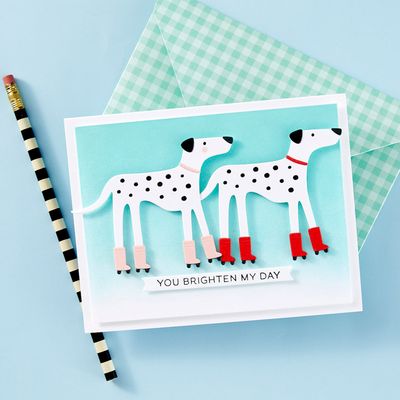 Spellbinders Paper Arts - Out &amp; About Collection - Disco Dottie - Die Set - S2-405