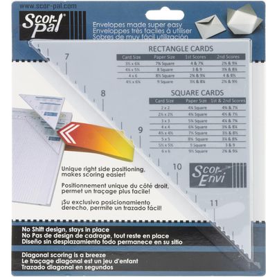 Scor-Pal  - Diagonal &amp; Envelope Template - SP-406