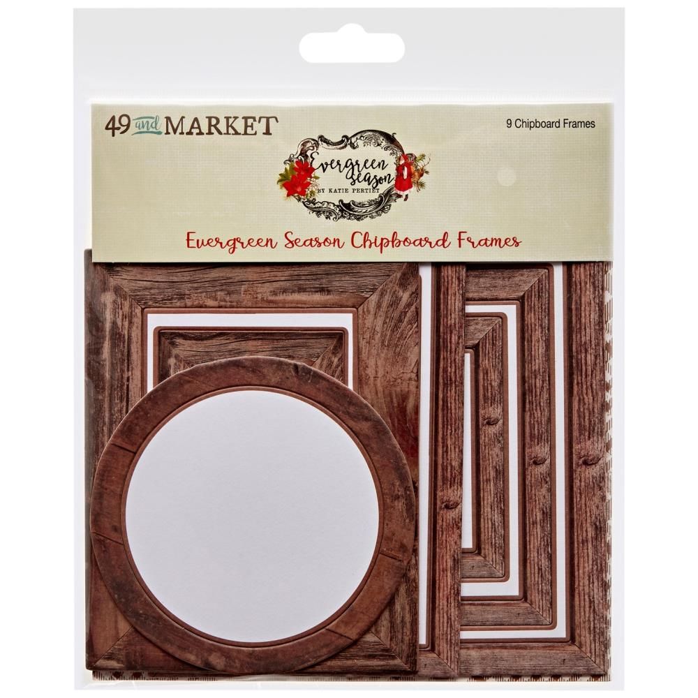 49 &amp; Market - Evergreen Season Collection - Frame Set - ES28560 - 9 pcs