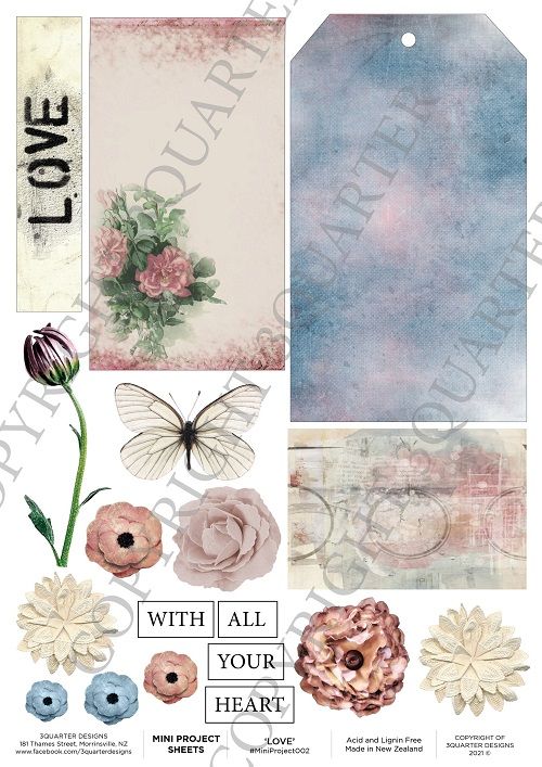 3 Quarter Designs - Mini Project Sheet - Love - 002