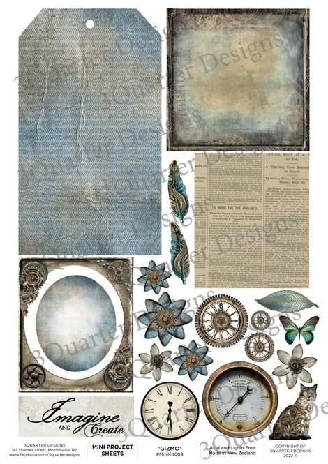 3 Quarter Designs - Mini Project Sheet - Gismo - 008