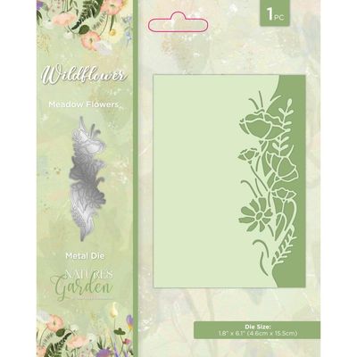 Crafters Companion - Nature&#39;s Garden - Meadow Flowers Collection - Die Set - Wildflower - NG-WILD-MD-MEFL