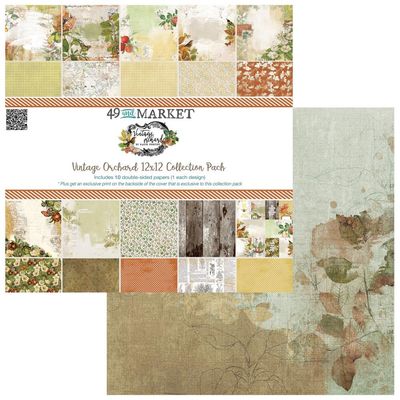 49 &amp; Market - Vintage Orchard Collection - 12 x 12 Paper Pack - VO28621 - 10 Sheets