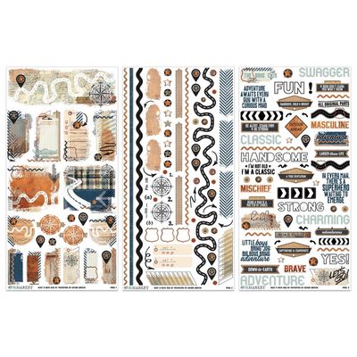 49 &amp; Market - Rust &amp; Revs Collection - Rub Ons - Blendables - 6" x 12" - RAR29109