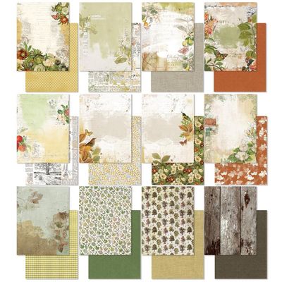 49 &amp; Market - Vintage Orchard Collection - 6" x 8" Paper Pack - VO28645 - 24 Sheets