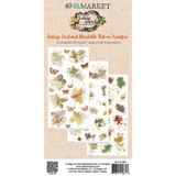 49 &amp; Market - Vintage Orchard Collection - Rub On Transfer Set - Blendable - VO28843 - 6&quot; x 12&quot; - 32 sheets